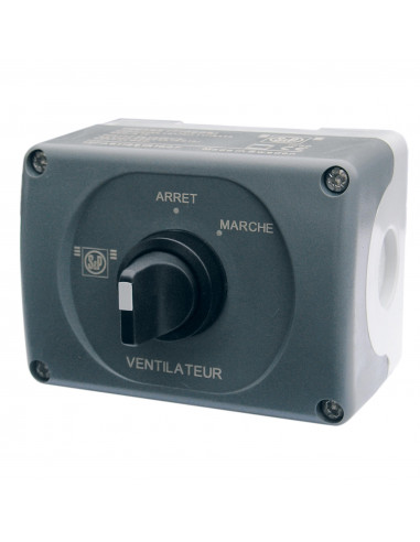 Boîtier de commande confort pour moteur 1 vitesse BCC-A 1V S&P UNELVENT 710008