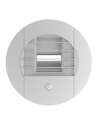 Bouche hygroréglable SdB + WC élec A piles détect prés. 10-45/45 Placo 125 mm BEHS/W DP P 10-45/45 S&P UNELVENT 850480
