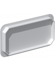 Bouchon PVC rigide rectangulaire 55 x 110 mm gamme TUBPLA S&P (UNELVENT) 834137