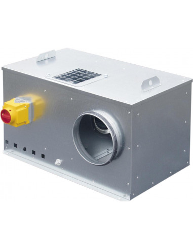 Caisson C4 non régulé 1200 m3/h coudé à 90°,dépressostat et inter de proximité CACB ECM 012 1/DI S&P UNELVENT 230474