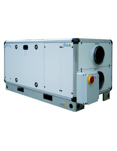 Centrale double flux Très Haut rendement 90% horizontale 2500 m3/h batt. eaux CAD HR BASIC 25 V DCR S&P UNELVENT 240617