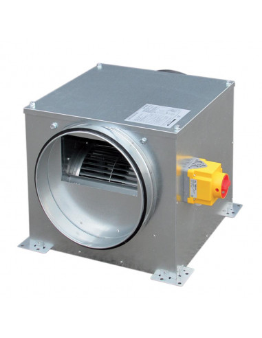 Caisson polyvalent isolé 10 mm 3000 m3/h D 450 mm avec inter prox CATB N 030 /I-ISO 10 S&P UNELVENT 244108