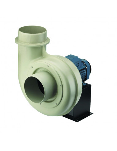 Moto-ventilateur centrifuge polypropylène 350 m3/h 0,18 kW triphasé 230/400V CMPT/4-14-0,18 S&P UNELVENT 321319