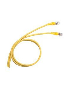 Cordon de brassage et utilisateurs RJ45 LCS³ catégorie 6A S/FTP blindé impédance 100ohms longueur 2m PVC RAL1018 LEGRAND 051781