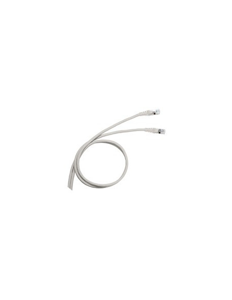 Cordon de brassage RJ45 LCS catégorie 5e F/UTP écranté impédance 100ohms longueur 1m LEGRAND 051640
