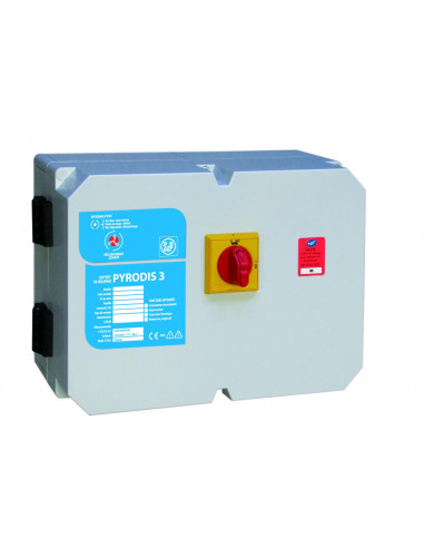 COFFRET RELAYAGE PYRODIS3 DESENF 1 VIT TRI 230V 16.6A DEPRESS1000PA+INTER PROX DA DP1X 16.6 D2/I S&P UNELVENT 710281