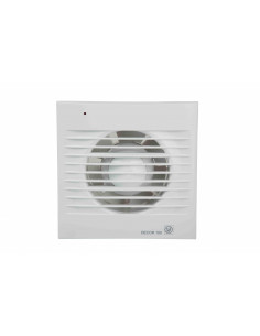 Aérateur extra-plat 180 m3/h 20W hygrostat réglable tempo réglable D120 mm DECOR 200 CZ S&P UNELVENT 402983