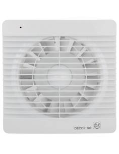 Aérateur extra-plat 250 m3/h 23W clapet anti-retour D150 mm DECOR 300 CZ S&P UNELVENT 401439