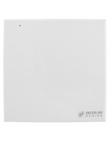 Aérateur extra-plat design 250 m3/h 25W hygro et tempo réglable D150 mm DECOR-300 CH DESIGN S&P UNELVENT 401455