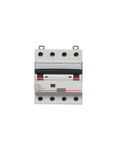 DX3 DISJONCTEUR DIFFERENTIEL TETRAPOLAIRE C 32A 6000A AC 300MA 5 MODULES AUTO LEGRAND 411219