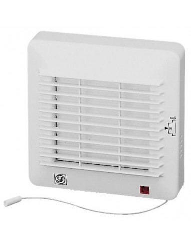 Aérateur standard 180 m3/h volets automatiques D120 mm EDM 200 C S&P UNELVENT 404206