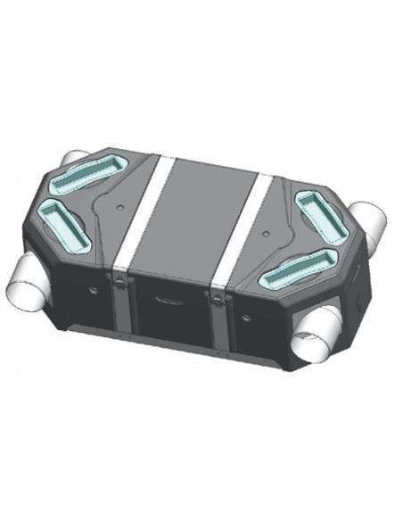 VMC DOUBLE FLUX EXTRA PLATE FLEXEO210FL UNELVENT 600093