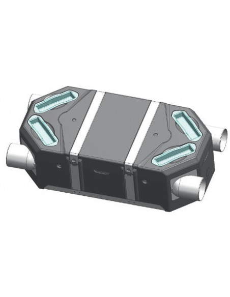 VMC DOUBLE FLUX EXTRA PLATE FLEXEO210FL UNELVENT 600093