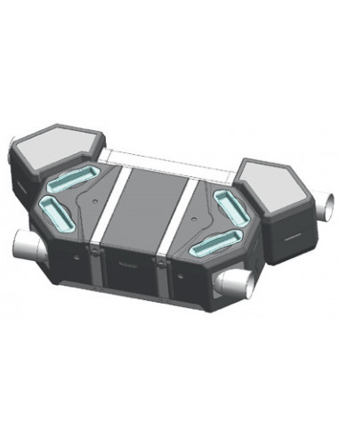 VMC DOUBLE FLUX EXTRA PLATE FLEXEO210FL UNELVENT 600093