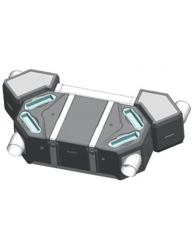 VMC DOUBLE FLUX EXTRA PLATE FLEXEO210FL UNELVENT 600093