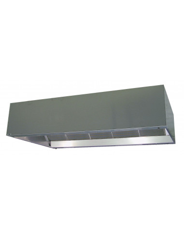 Hotte FOUR SIMPLE ASPIRATION hauteur 55CM longueur 3M visière 1.7M FOUR 50/1E 3 V1.7 S&P UNELVENT 221484