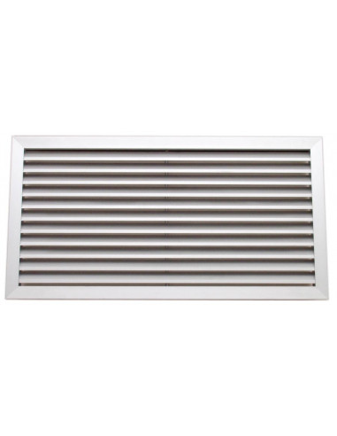 GRILLE FIXE SIMPLE DEFLECTION BLANC 800X200 MM GAF-B 800/200 S&P UNELVENT 856598