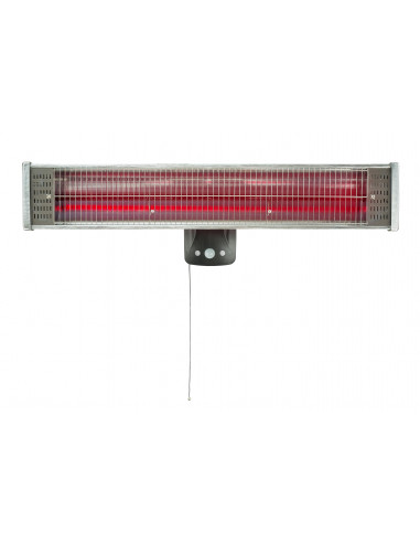 Réglette infrarouge murale dét. de présence montage intérieur/extérieur 1800W HE-1800 PD S&P UNELVENT 670107