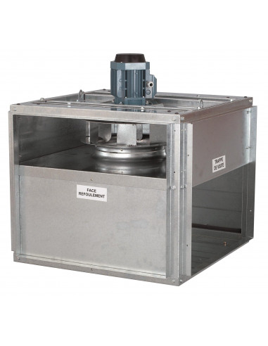 Caisson 400°C/2h 5340 m3/h 4 pôles mono 230V avec plénum d'aspiration ILHB/4 400 CC 230V50HZ S&P UNELVENT 213220
