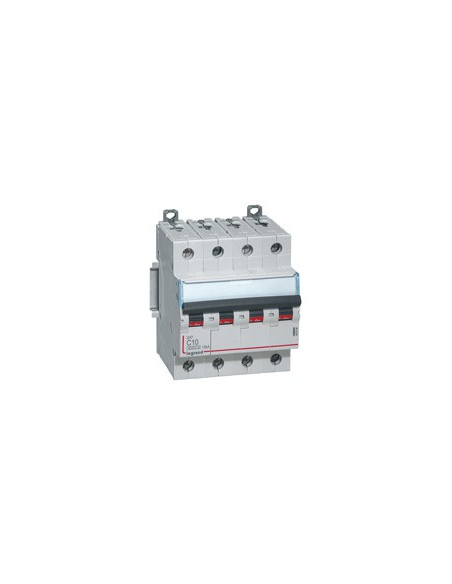 Disjonteur DX3 Tétrapolaire Coube C 10A 4 modules LEGRAND 407896