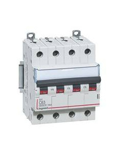 Disjoncteur DX³6000 10kA arrivée haute et départ bas à vis 4 Pôles 400V 63A courbe C LEGRAND 407904 2