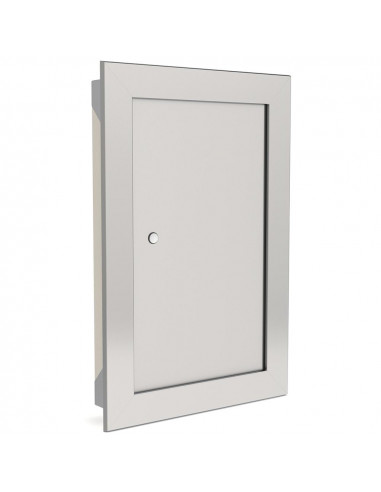 Volet de désenfumage à portillon installation verticale alu D 380 x 630 mm KAMOUFLAGE H ALU S&P UNELVENT 710531