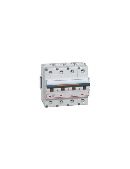 Disjoncteur DX³ 25kA vis 4 Pôles 400V 125A courbe C 6 modules LEGRAND 409803