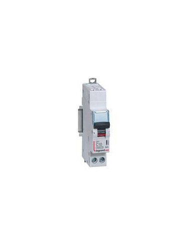 DISJONCTEUR DNX3 1P+N 10A 4500A/6KA AUTO LEGRAND 406881