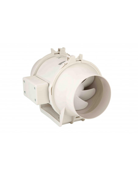 EXTRACTEUR IN LINE POUR RESEAU DE GAINES TEMPORISE 2 VITESSES 160 M3/H D100 MM UNELVENT TD-160/100 T 250810