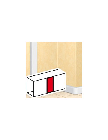 Joint de couvercle largeur 65mm pour goulotte DLP monobloc blanc LEGRAND 010801