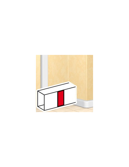 Joint de couvercle largeur 65mm pour goulotte DLP monobloc blanc LEGRAND 010801