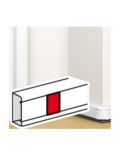 Joint de couvercle pour toute goulotte à clippage direct Mosaic blanc LEGRAND 075669