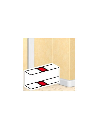 Joint de corps à éclisse pour goulotte DLP monobloc 50x105mm blanc LEGRAND 010696