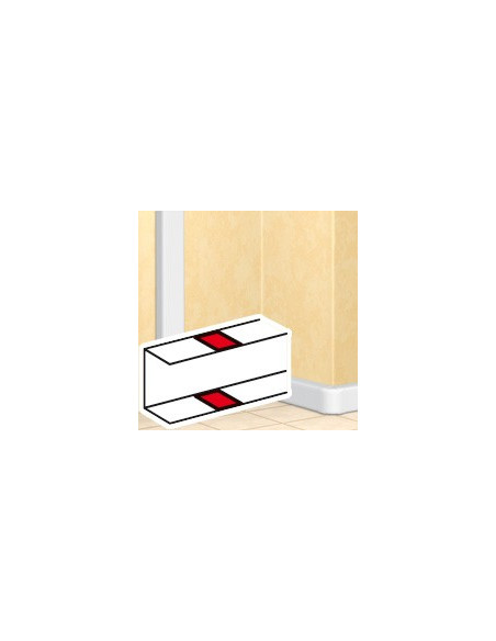 Joint de corps à éclisse pour goulotte DLP monobloc 50x105mm blanc LEGRAND 010696