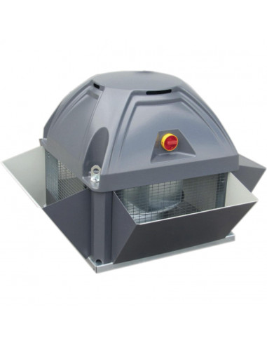 Tourelle vert f400/120 mot. ie3 + inter prox dépressostat et pyrodis TNVT/6-810 IDP/IE3 S&P UNELVENT 200263