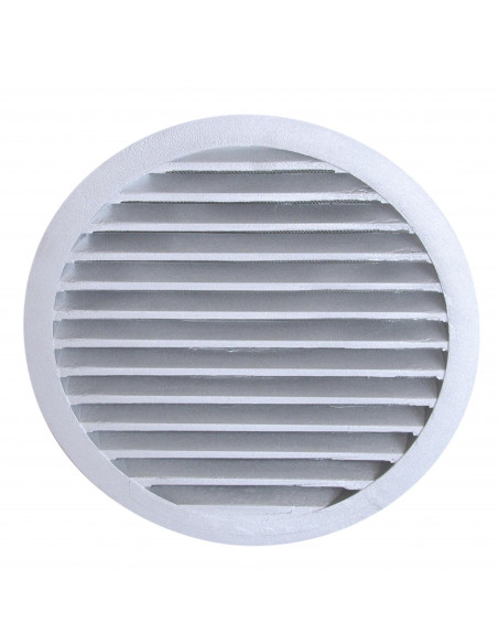 GRILLE DE REJET CIRCULAIRE FONTE ALUMINIUM D125 MM -UNELVENT 873124