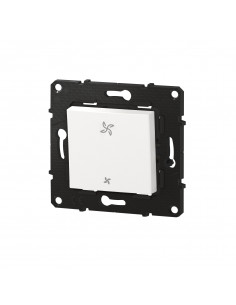 Commande pour VMC Altège avec connexion à bornes automatiques finition Neige BTICINO BTAL14DD