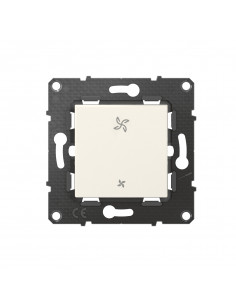 Commande pour VMC Altège avec connexion à bornes automatiques finition Neige BTICINO BTAL14DD 2