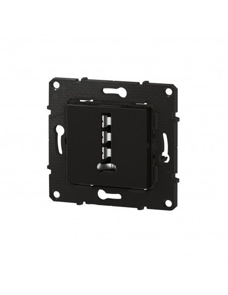 Prise téléphone 8 contacts en T Altège finition Nuit BTICINO BTAL44SD