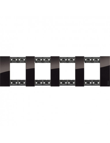 Living Now plaque nuit 4X2 modules 71V BTICINO BTKA4802M4DG
