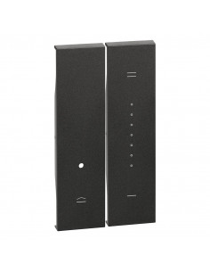Living Now enjoliveur 2 modules variateur noir BTICINO BTKG19