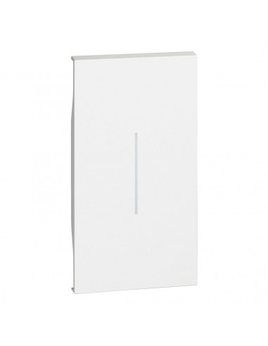 Enjoliveur Living Now 2 modules commande éclairage blanc BTICINO BTKW01M2