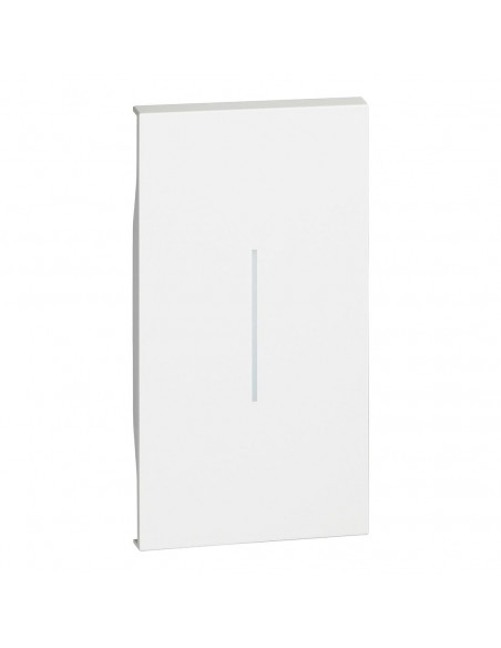 Enjoliveur Living Now 2 modules commande éclairage blanc BTICINO BTKW01M2