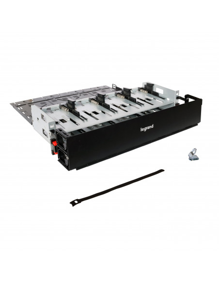 Panneau modulaire 19pouces LCS³ à équiper de 4 supports pour cassette slim 2U LEGRAND 032176