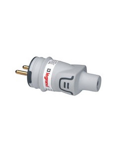 Fiche mâle avec terre Plexo caoutchouc IP44 gris 16A LEGRAND 093828 2