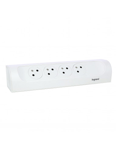 MULTIPRISE FB 4X2P+T CORNER ANGLE A CABLER BLANC LEGRAND 049408