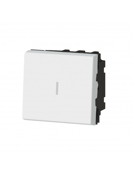 Permutateur 10AX 250V~ Mosaic 2 modules blanc LEGRAND 077021L