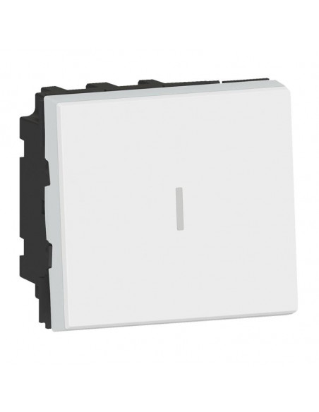 Permutateur 10AX 250V~ Mosaic 2 modules blanc LEGRAND 077021L