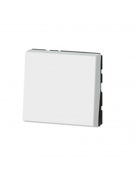 Poussoir ou poussoir inverseur Mosaic Easy-Led 6A 250V~ 2 modules blanc LEGRAND 077040L