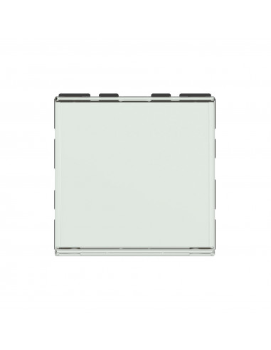 Poussoir/inv porte-étiq Mosaic Easy-Led 6A 250V~ 2 mod blanc antimic LEGRAND 077043L